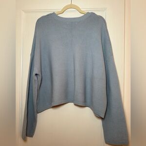 moon & madison Light Blue knitted lounge set